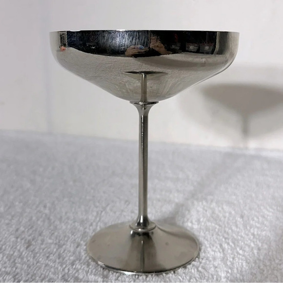 Vintage E.P. Brass Martini Glass - Picture 4 of 12